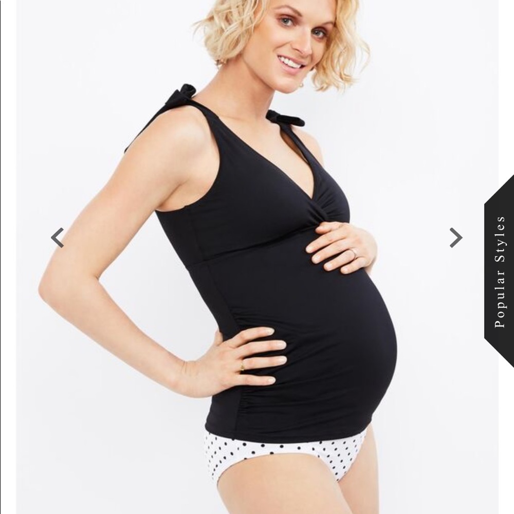 A Pea in the Pod Tankini Set EUC